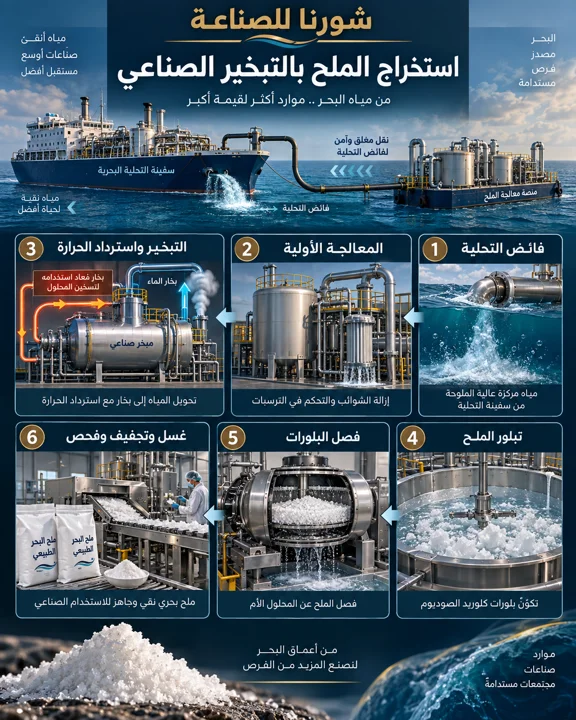 Salt evaporation