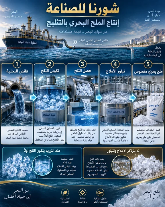 Salt freezing
